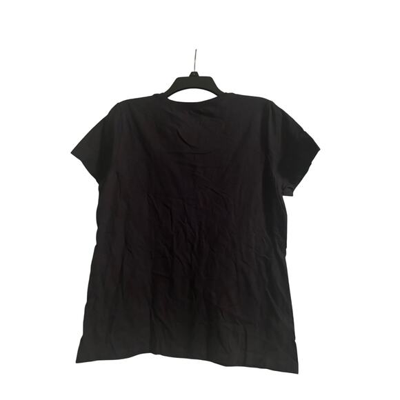 NWOT Women's Black T Shirt 'I Can't Keep Calm It's My Son's Birthday' Size Large - Picture 2 of 5